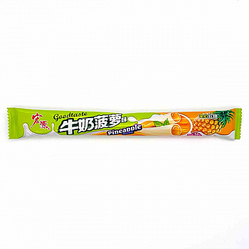 Тянучка "Goodtaste" со вкусом ананаса и молока 15гр 1шт/30уп